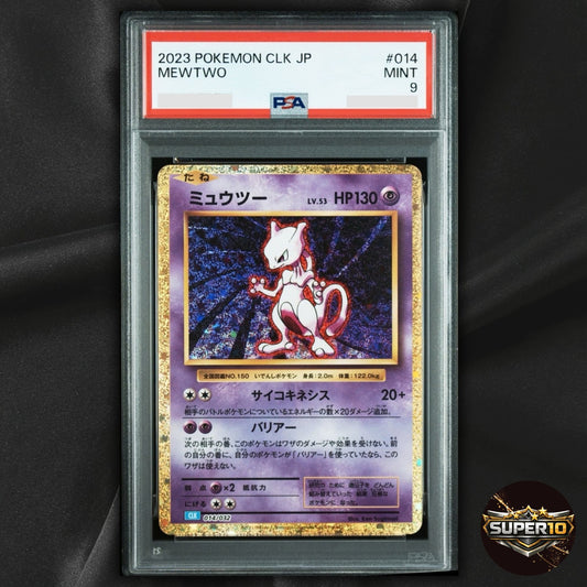 PSA 9 Pokemon 2023 Classic CLK Mewtwo Holo Promo 014/032 Japanese