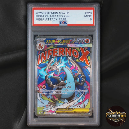 PSA 9 Pokemon Card Mega CharizardX ex MA 223/193 M2a Japanese