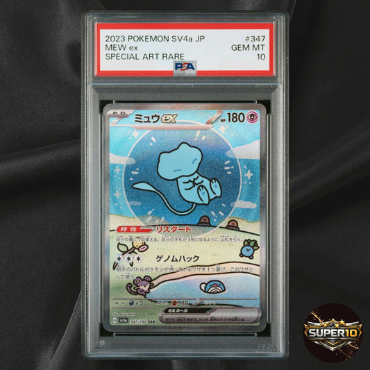 PSA 10 Mew ex SAR #347/190 SV4a Shiny Treasure ex Japanese Pokemon Card