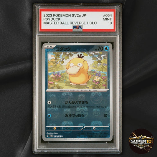 PSA 9 Psyduck 054/165 Sv2a Pokemon Card 151 Japanese Reverse Holo