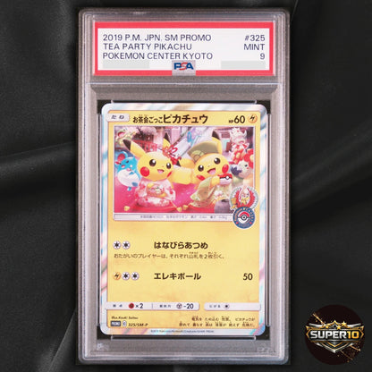 PSA 9 Pretend Tea Ceremony Pikachu 325/SM-P Pokemon Center Kyoto Promo Japanese