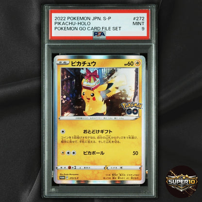 PSA 9 Pikachu Holo Promo 272/S-P S-P Promos Japanese
