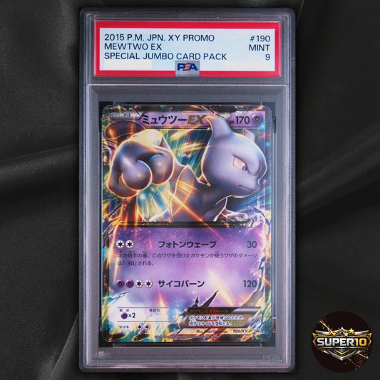 PSA 9 Mewtwo-EX Promo 190/XY-P XY Promos Pokemon Card Japanese
