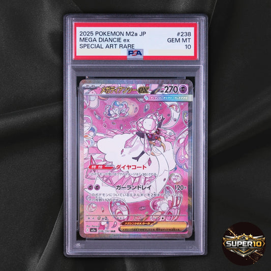 PSA 10 Mega Diancie ex SAR 238/193 M2a Mega Dream ex Pokemon Card Game Japanese