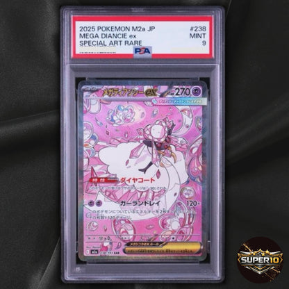 PSA 9 Mega Diancie ex SAR 238/193 M2a Mega Dream ex Pokemon Card Japanese US