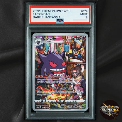 PSA 9 Gengar (Miss Fortune Sisters) CHR 074/071 s10a Pokemon Card Japanese