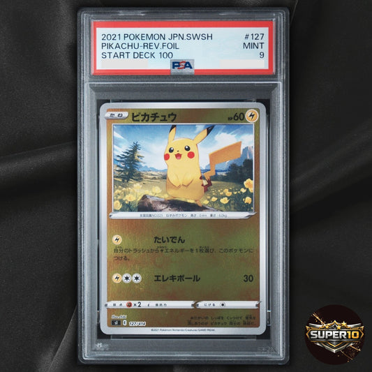 PSA 9 Pikachu 127/414 Start Deck 100 Pokemon Japanese