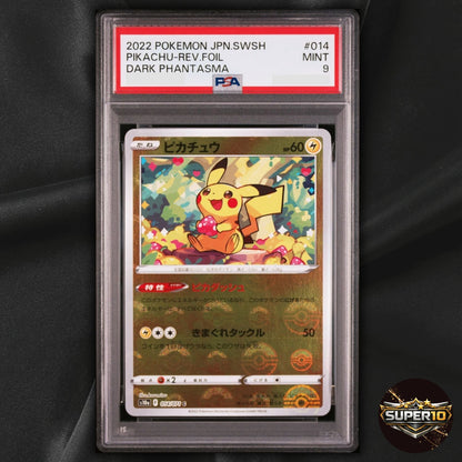 PSA 9 Pikachu 014/071 S10a Dark Phantasma Japanese Reverse Holo