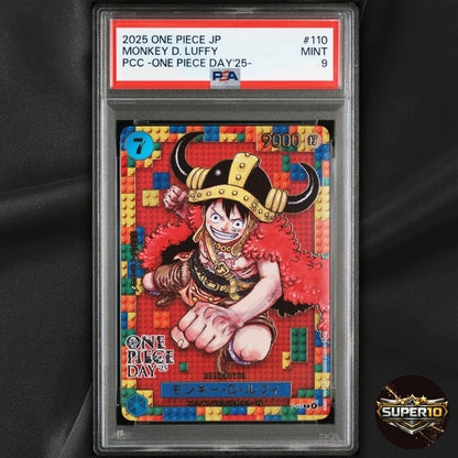 PSA 9 ONE PIECE Premium Card Collection ONE PIECE DAY 25 Japanese Luffy P-110