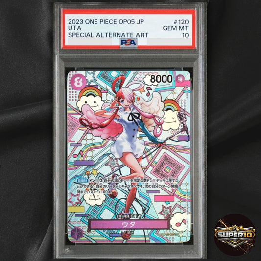 PSA 10 Uta (SP Alt Art) OP02-120 SEC Awakening of the New Era - Japanese 2023