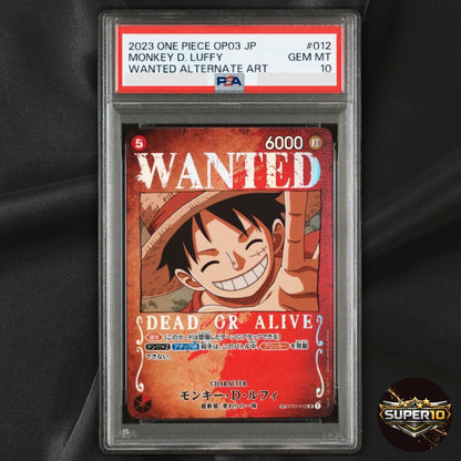 PSA 10 Monkey D. Luffy (SP Alt Art) ST01-012 SR ONE PIECE Card Game 2023 #BXS