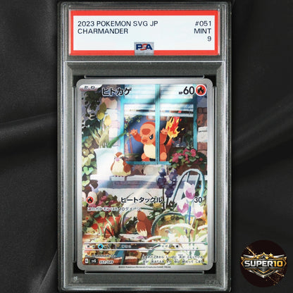 PSA 9 Pokemon Charmander 051/049 Scarlet & Violet Holo (Japanese)