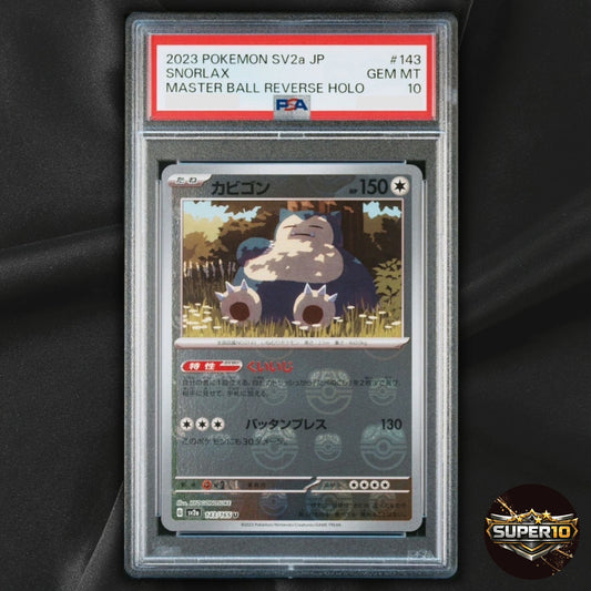 PSA 10 Snorlax 143/165 Sv: Scarlet & Violet 151 Japanese