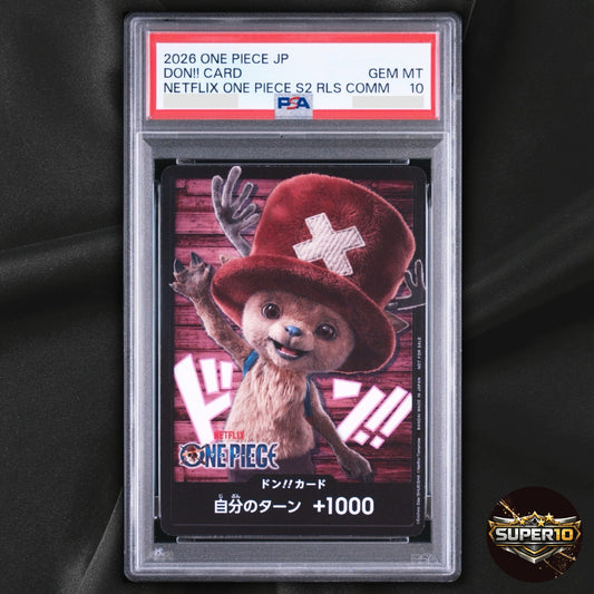 PSA 10 Tony Tony Chopper DON!! Card Promo Netflix ONE PIECE Japanese