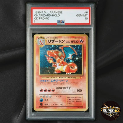 PSA 10 Charizard No.006 CD Promo 1998 Japanese Holo Pokemon TCG