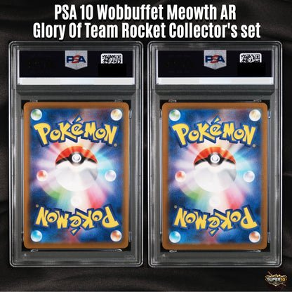 PSA 10 Wobbuffet Meowth AR Set 103 109/098 Glory Of Team Rocket Pokemon Japanese