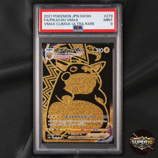 PSA 9 Pikachu VMAX UR 279/184 S8b VMAX Climax Pokemon Card Japanese