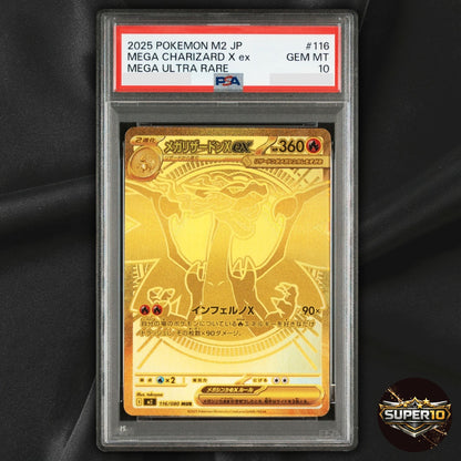 PSA 10 Mega Charizard X EX 116/080 Inferno X TAG Japanese