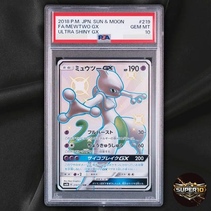 PSA 10 Mewtwo GX SSR 219/150 sm8b Ultra Shiny Japanese