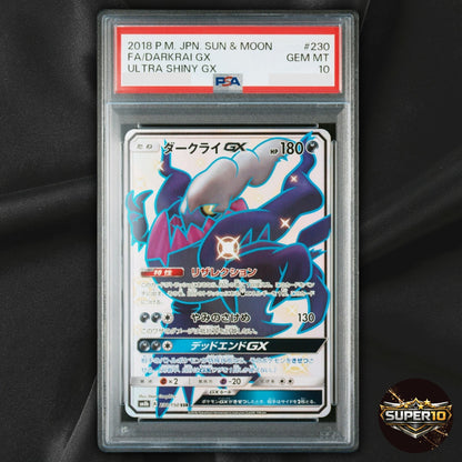 PSA 10 Darkrai GX SSR 230/150 sm8b Japanese Pokemon Card