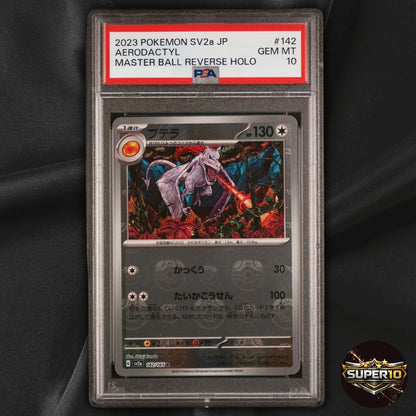 PSA 10 Aerodactyl 142/165 151 MEW REVERSE HOLO Japanese