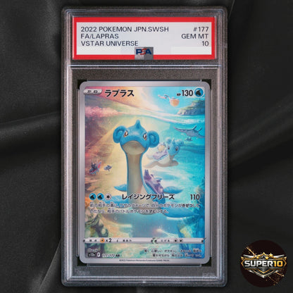PSA 10 Lapras AR 177/172 S12a Vstar Universe Holo Pokemon Card Japanese