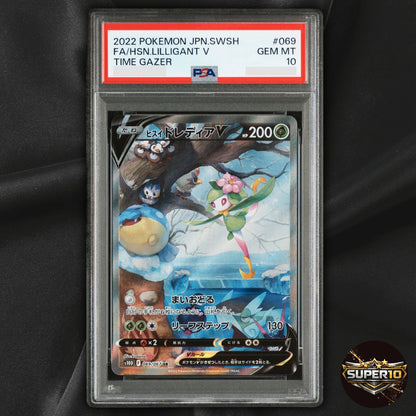 PSA 10 Hisuian Lilligant V SR SA 069/067 S10D Time Gazer Pokemon Card Japanese
