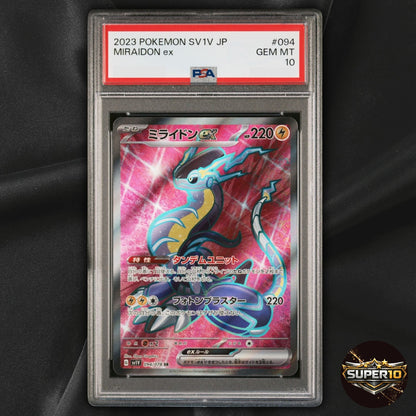PSA 10 Miraidon ex SR 094/078 SV1V Violet ex Pokemon Card Japanese
