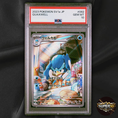 PSA 10 Quaxwell AR 082/073 sv1a Japanese Pokémon TCG Triplet Beat