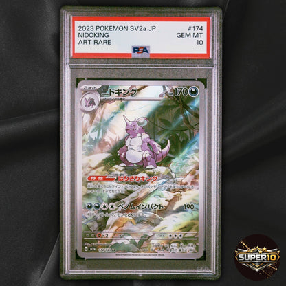 PSA 10 Nidoking AR 174/165 Japanese Pokémon TCG Scarlet & Violet 151