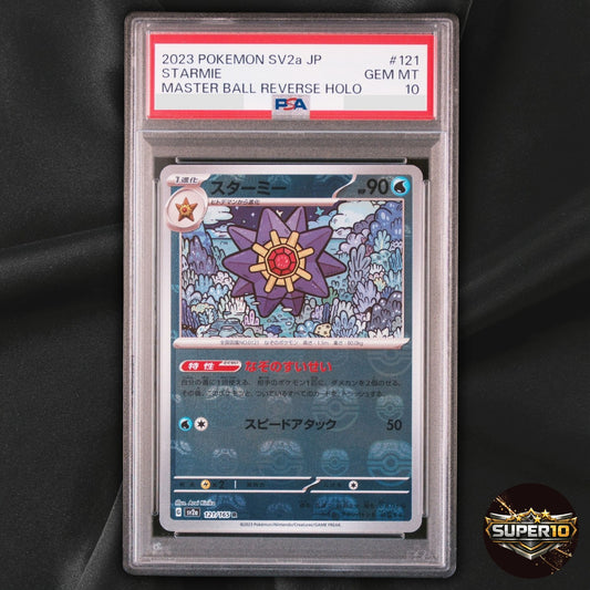 PSA 10 Starmie 121/165 151 Pokemon TCG Holo R