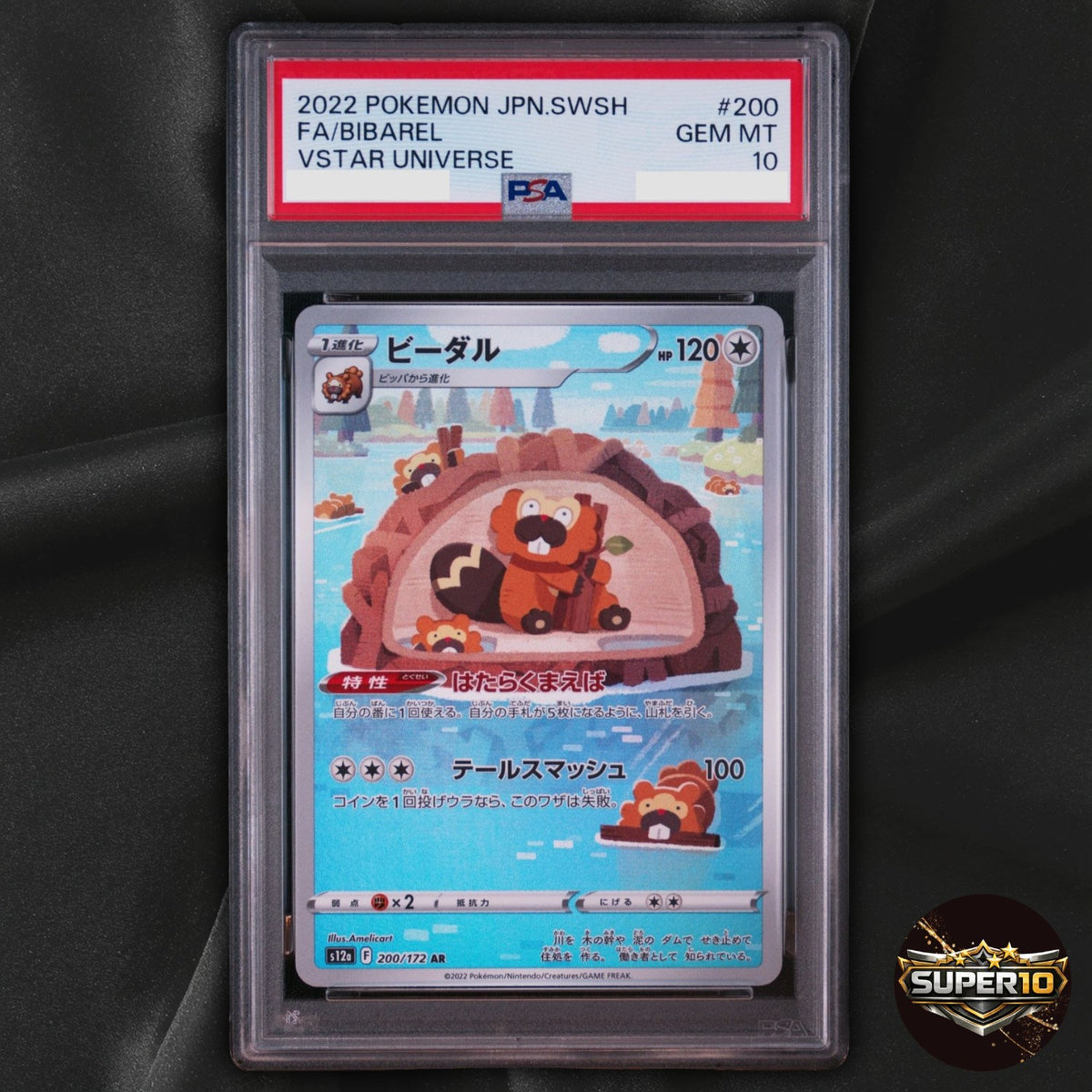 PSA 10 Bibarel AR 200/172 VSTAR Universe Japanese s12a