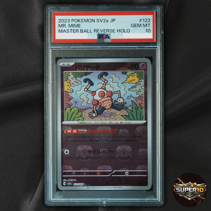 PSA 10 MR. MIME 122/165 R 151 POKEMON REVERSE HOLO Japanese