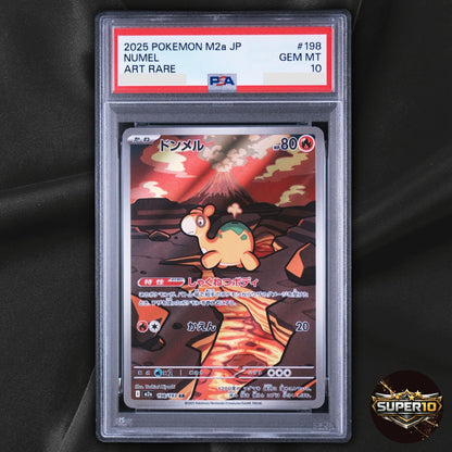 PSA 10 Numel Holofoil AR M2a High Class Pack MEGA Dream ex 198/193 Pokemon Japan