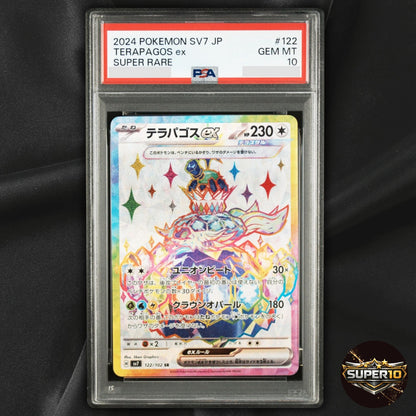 PSA 10 Stellar Miracle Terapagos ex #122/102 SR Japanese