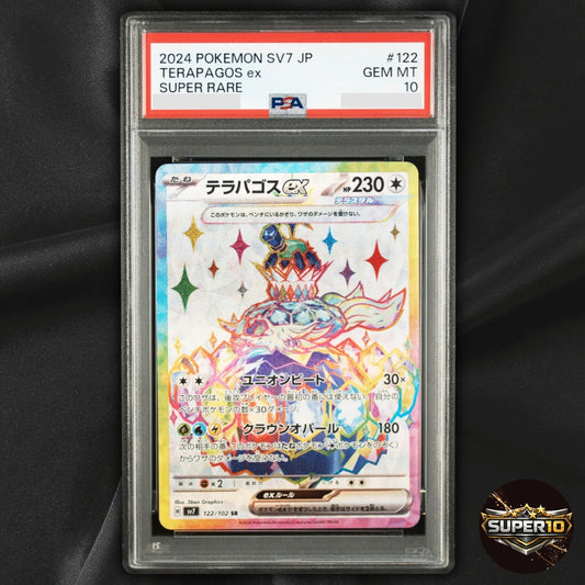 PSA 10 Stellar Miracle Terapagos ex #122/102 SR Japanese