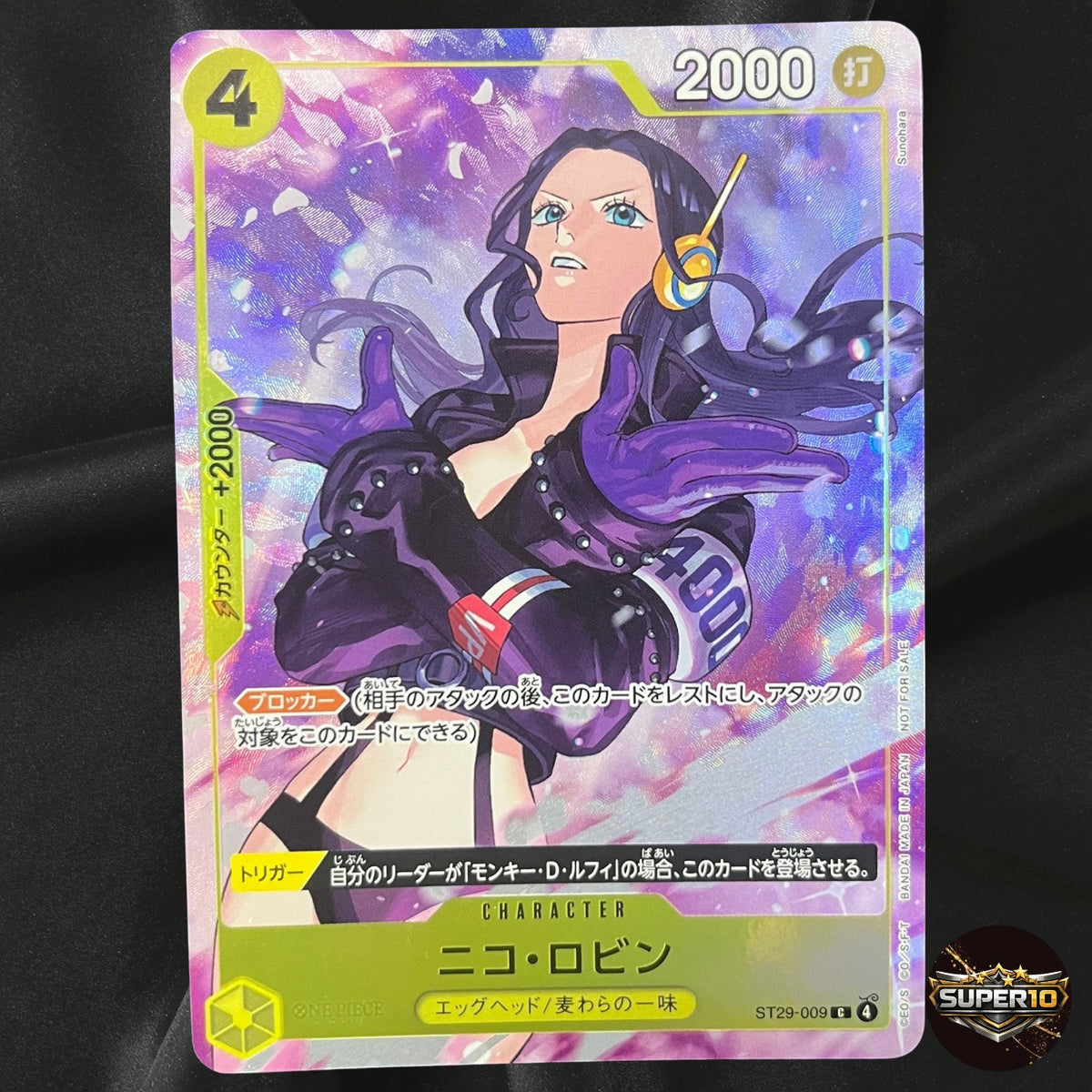 Nico Robin ST29-009 C Promotion Pack Ex Vol.4 ONE PIECE Near Mint