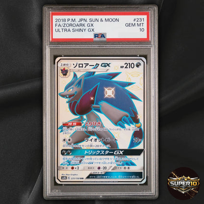 PSA 10 Zoroark GX SSR 231/150 sm8b Japanese Pokemon Card GX Ultra Shiny