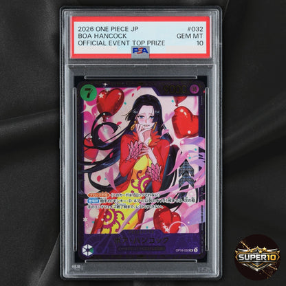 PSA 10 One Piece OP16-032 Boa Hancock Alt Art SR Japanese
