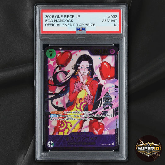 PSA 10 One Piece OP16-032 Boa Hancock Alt Art SR Japanese
