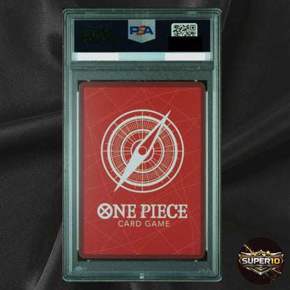 PSA 10 Trafalgar Law OP01-002 Leader Parallel Foil Japanese 2022