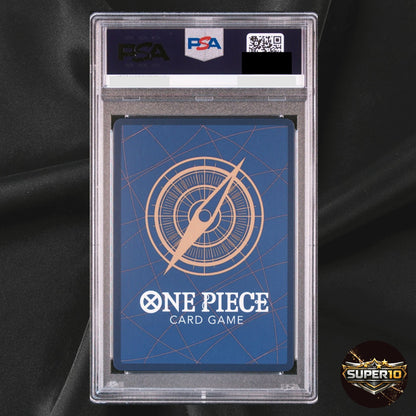 PSA 10 One Piece Dracule Mihawk OP01-070 SR Parallel Holo Japanese