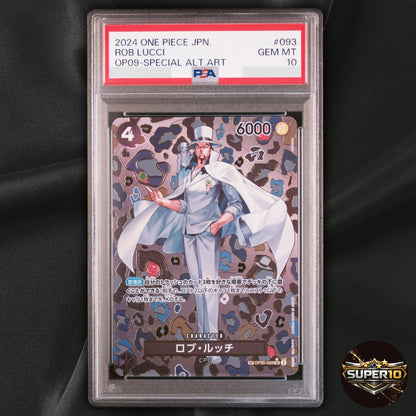 PSA 10 Rob Lucci OP05-093 SR One Piece Japanese