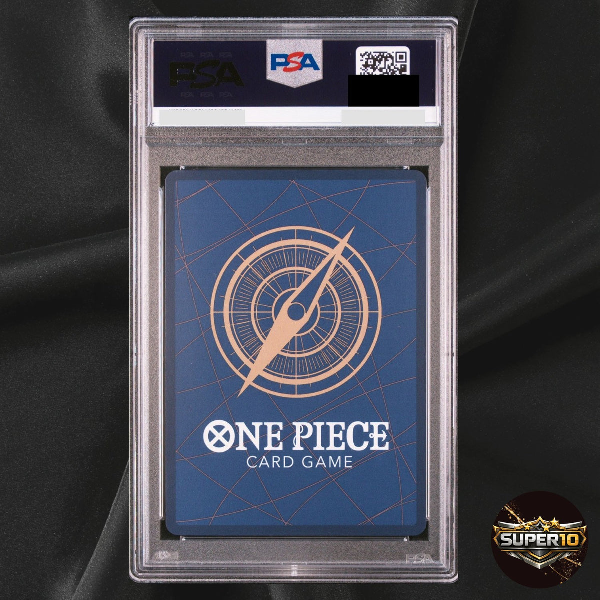 PSA 10 One Piece Card Game Trafalgar Law Jolly Roger Foil C ST03-008