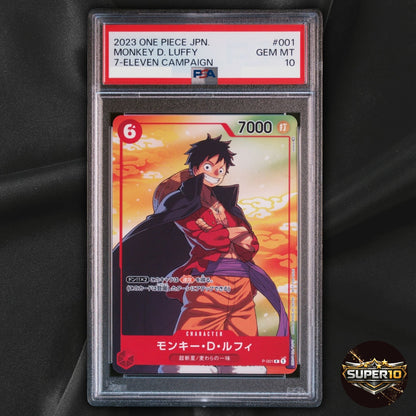 PSA 10 One Piece Premium Card Collection 25th Monkey D Luffy Promo P-001