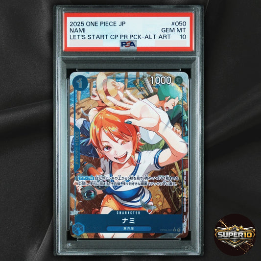 PSA 10 Nami OP09-050 Parallel Emperors in the New World ONE PIECE Japanese