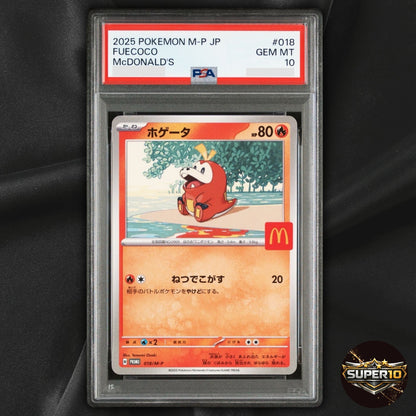 PSA 10 Fuecoco 018/M-P Promo McDonald's Pokemon Japanese