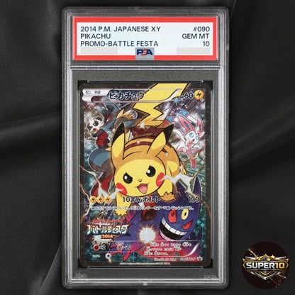 PSA 10 Pikachu 090/XY-P Battle Festa 2014 Promo Japanese Pokemon Card