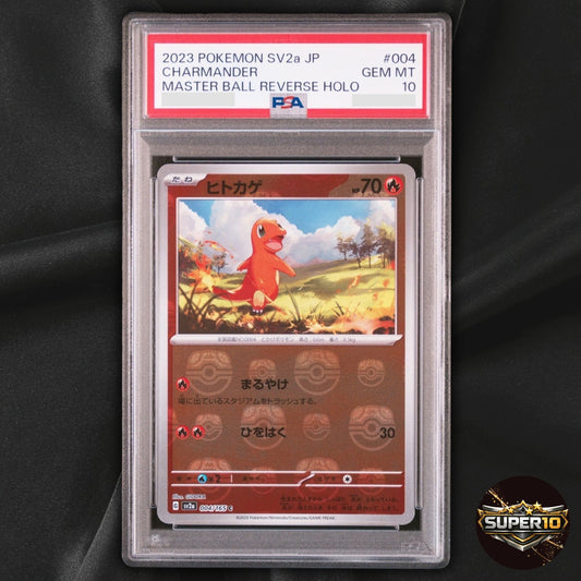 PSA 10 Charmander 151 004/165 Reverse Holo