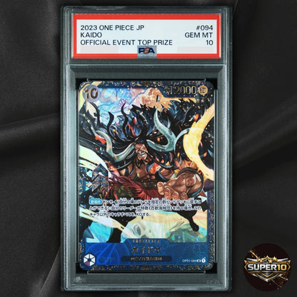 PSA 10 Kaido (094) OP01-094 Super Rare Romance Dawn One Piece Foil